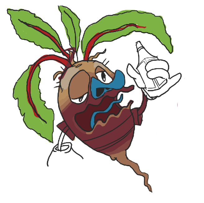 Alternative Fermented Beets Orchestra beet character with leafy greens and a diamond accent